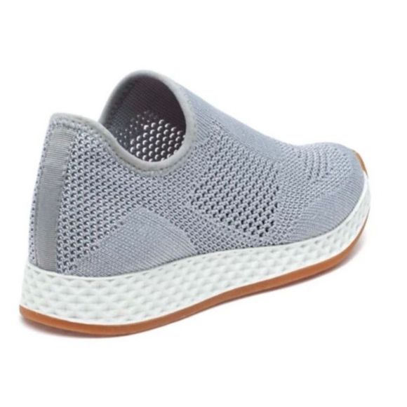 J/SLIDES URBEN SPORT - L Sz 6 - Silver Metallic Knit “Tiger M” Sneakers. NWTIB! - Picture 14 of 16